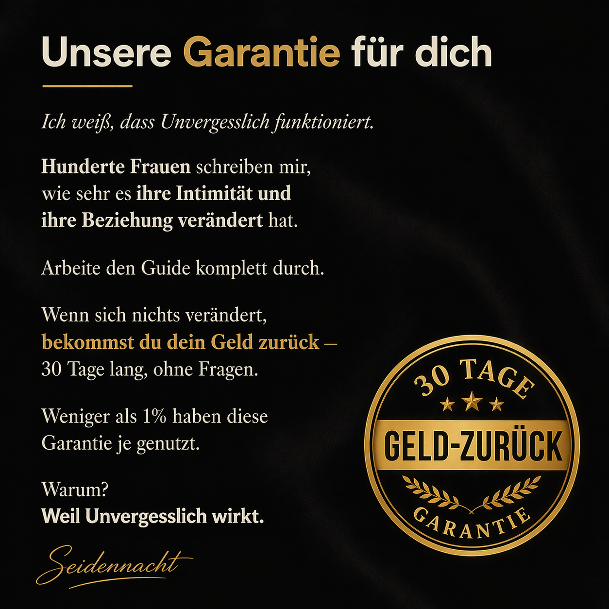 Unvergesslich – Der komplette Oral-Guide